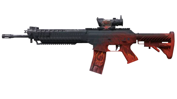 SG 553 | Darkwing (Minimal Wear)