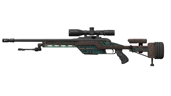 SSG 08 | Azure Glyph (Well-Worn)