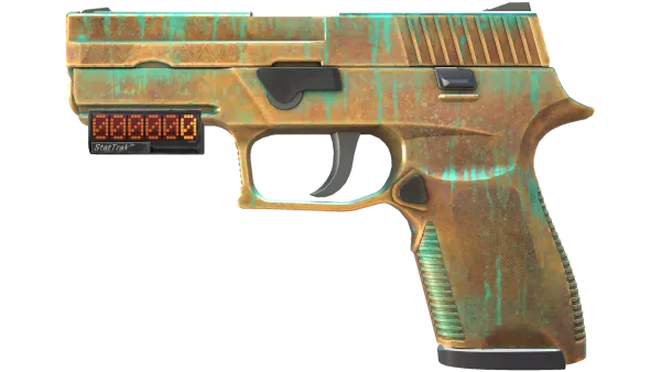 StatTrak™ P250 | Verdigris (Field-Tested)