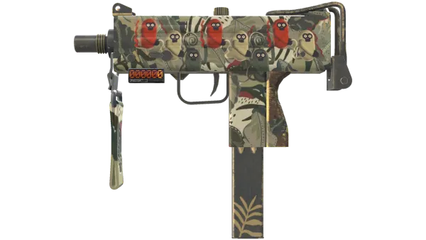 StatTrak™ MAC-10 | Monkeyflage (Minimal Wear)
