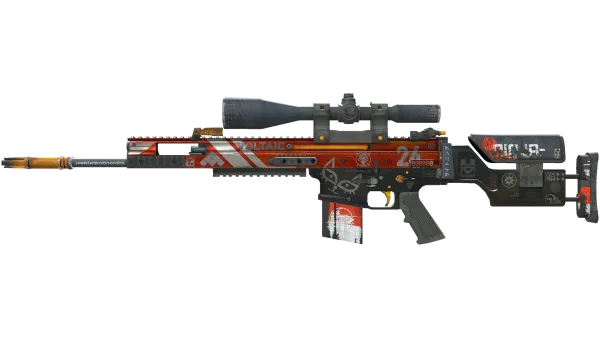 StatTrak™ SCAR-20 | Bloodsport (Well-Worn)