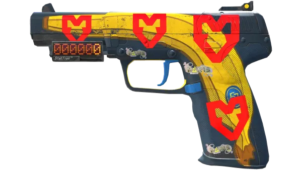 StatTrak™ Five-SeveN | Monkey Business (Battle-Scarred)
