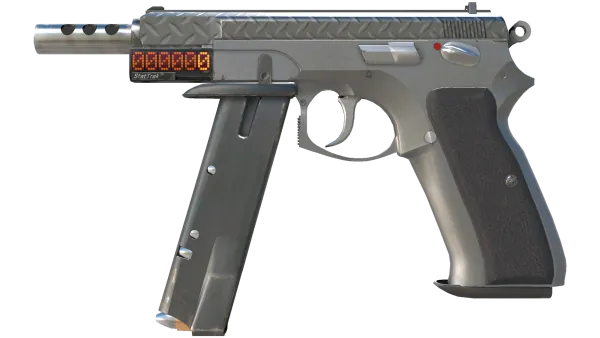 StatTrak™ CZ75-Auto | Tread Plate (Minimal Wear)