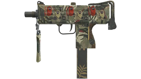 MAC-10 | Monkeyflage (Field-Tested)