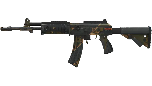 StatTrak™ Galil AR | Black Sand (Battle-Scarred)