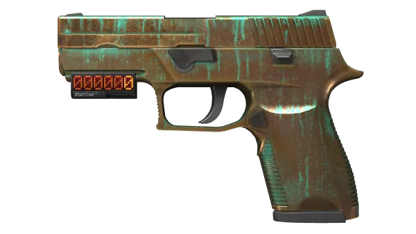 StatTrak™ P250 | Verdigris (Field-Tested)