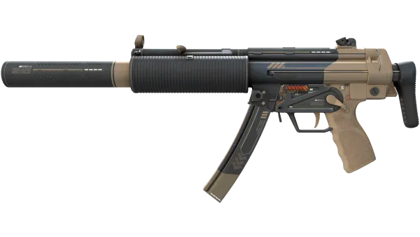 StatTrak™ MP5-SD | Desert Strike (Minimal Wear)