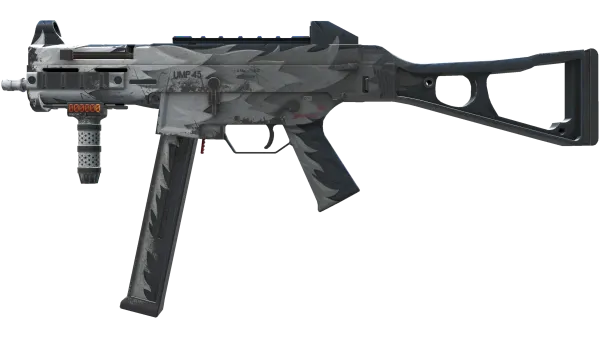 StatTrak™ UMP-45 | Arctic Wolf (Battle-Scarred)