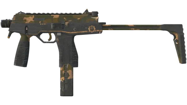 MP9 | Black Sand (Battle-Scarred)