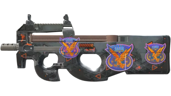 StatTrak™ P90 | Trigon (Well-Worn)
