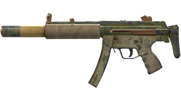 MP5-SD | Savannah Halftone (Battle-Scarred)