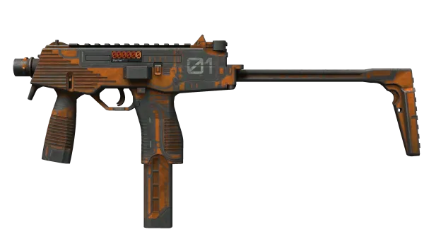 StatTrak™ MP9 | Modest Threat (Battle-Scarred)