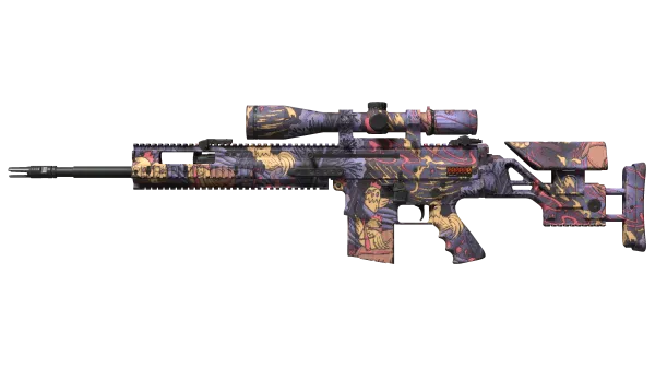StatTrak™ SCAR-20 | Poultrygeist (Minimal Wear)
