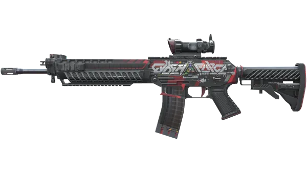 SG 553 | Cyberforce (Well-Worn)