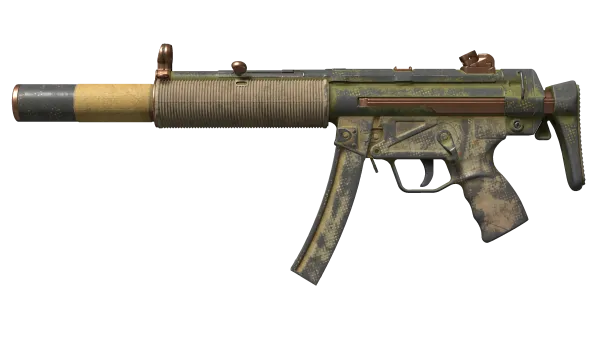 MP5-SD | Savannah Halftone (Battle-Scarred)