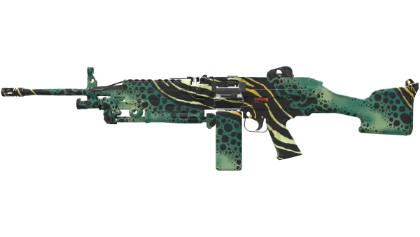 StatTrak™ M249 | Emerald Poison Dart (Factory New)
