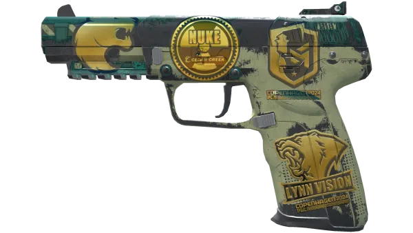 Souvenir Five-SeveN | Coolant (Well-Worn)