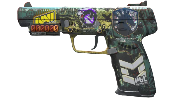 StatTrak™ Five-SeveN | Scrawl (Battle-Scarred)