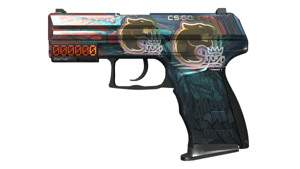 StatTrak™ P2000 | Gnarled (Well-Worn)