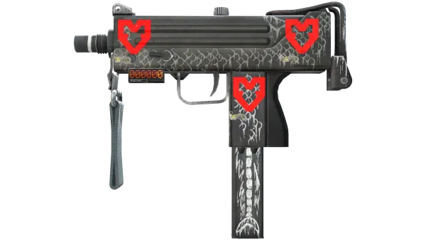 StatTrak™ MAC-10 | Whitefish (Well-Worn)