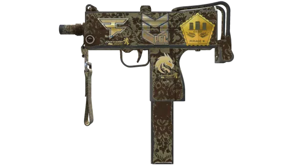 Souvenir MAC-10 | Sienna Damask (Field-Tested)