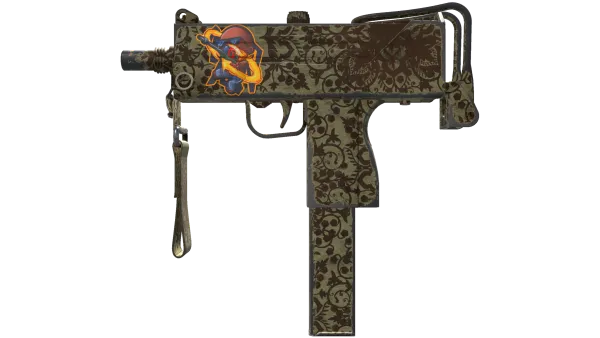 Souvenir MAC-10 | Sienna Damask (Field-Tested)