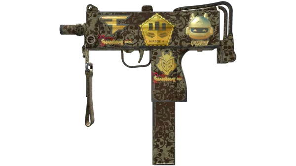 Souvenir MAC-10 | Sienna Damask (Field-Tested)