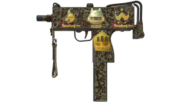Souvenir MAC-10 | Sienna Damask (Field-Tested)