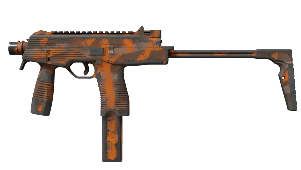 MP9 | Orange Peel (Well-Worn)