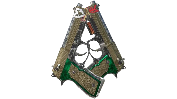 StatTrak™ Dual Berettas | Royal Consorts (Field-Tested)