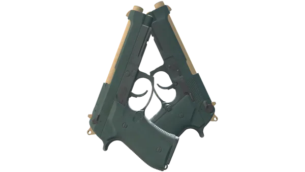 Dual Berettas | Contractor (Minimal Wear)