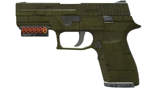 StatTrak™ P250 | Iron Clad (Battle-Scarred)