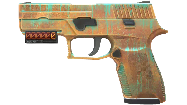 StatTrak™ P250 | Verdigris (Factory New)