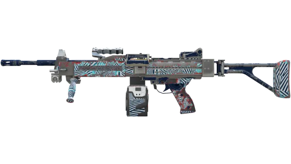 Negev | Dazzle (Battle-Scarred)