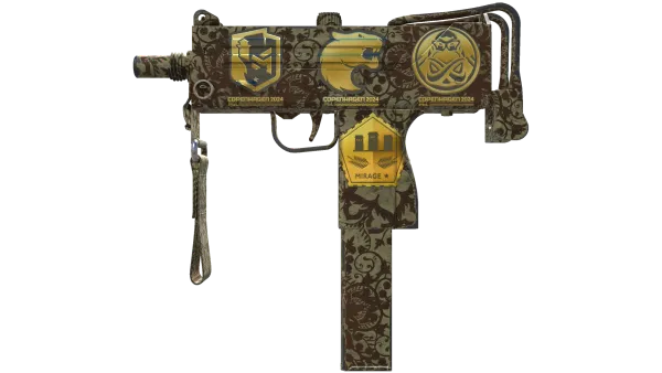 Souvenir MAC-10 | Sienna Damask (Minimal Wear)