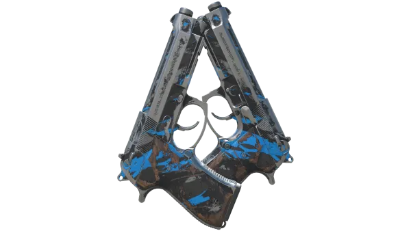 Dual Berettas | Shred (Battle-Scarred)