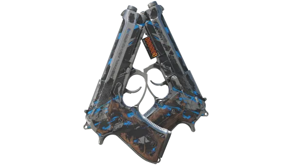 StatTrak™ Dual Berettas | Shred (Battle-Scarred)