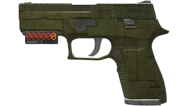StatTrak™ P250 | Iron Clad (Battle-Scarred)