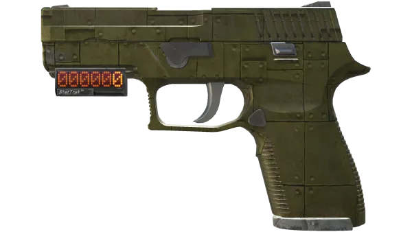 StatTrak™ P250 | Iron Clad (Battle-Scarred)