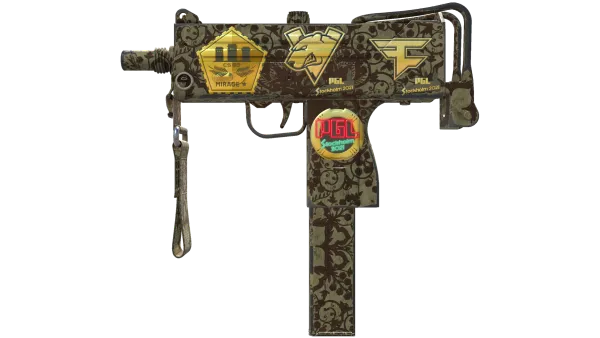 Souvenir MAC-10 | Sienna Damask (Minimal Wear)