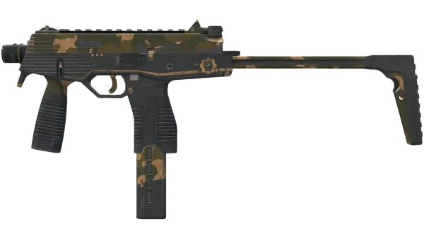 MP9 | Black Sand (Battle-Scarred)