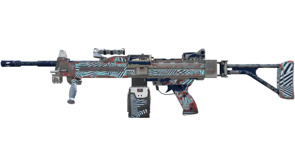 Negev | Dazzle (Battle-Scarred)