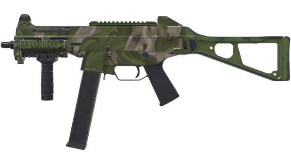 UMP-45 | Green Swirl (Field-Tested)