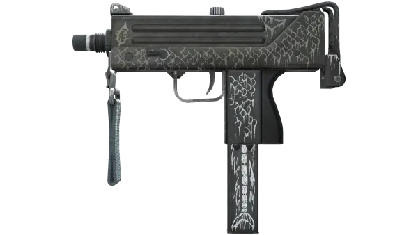 MAC-10 | Whitefish (Battle-Scarred)