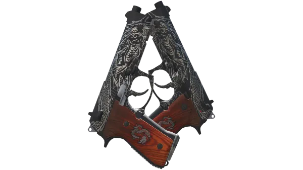 Dual Berettas | Dualing Dragons (Field-Tested)
