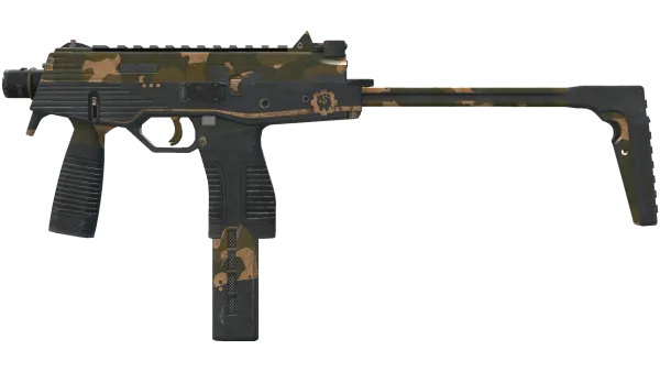 MP9 | Black Sand (Battle-Scarred)