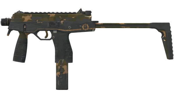 MP9 | Black Sand (Battle-Scarred)