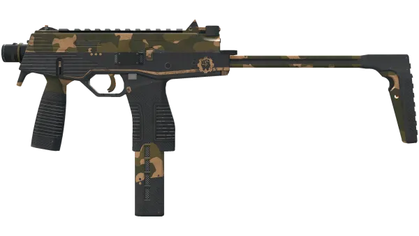 MP9 | Black Sand (Well-Worn)