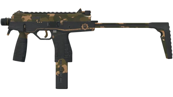 MP9 | Black Sand (Well-Worn)