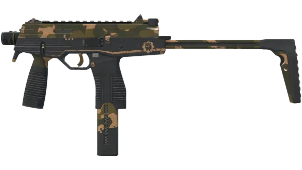 MP9 | Black Sand (Well-Worn)